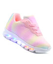 imagem do produto  Tenis com luz de led infantil juvenil tie dye araco iris - Thule