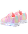 imagem do produto  Tenis com luz de led infantil juvenil tie dye araco iris - Thule