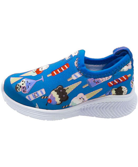 imagem do produto Tnis Infantil Bibi Fly Baby Tecido Estampado Pink - Solo